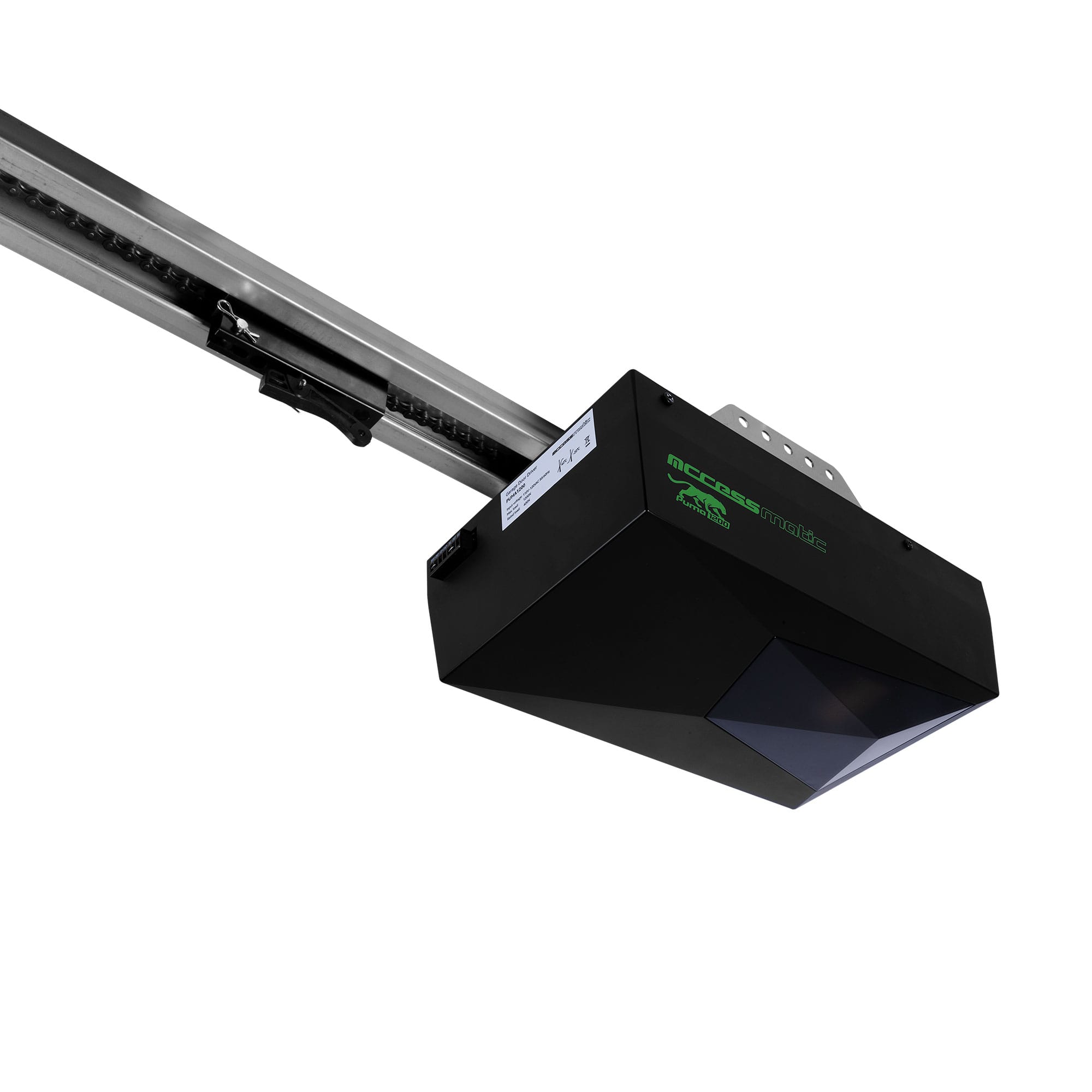 PUMA1200 Sistema de apertura para puertas de garaje seccionales de alta velocidad para puertas de hasta 160Kg. 24V. 1 Hp (1200N).